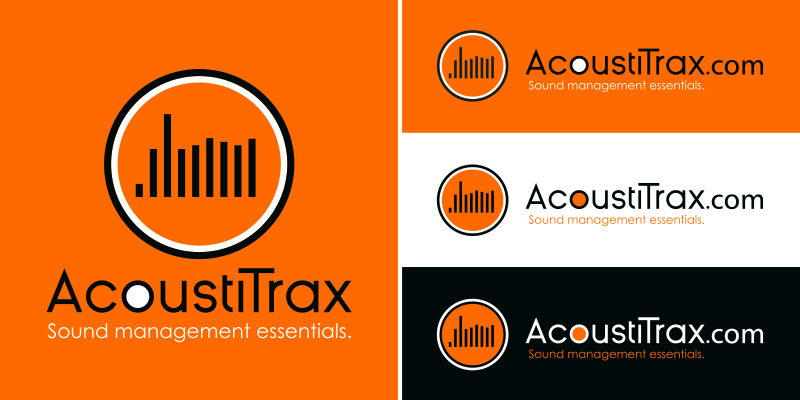 AcoustiTrax.com logo bundle image.