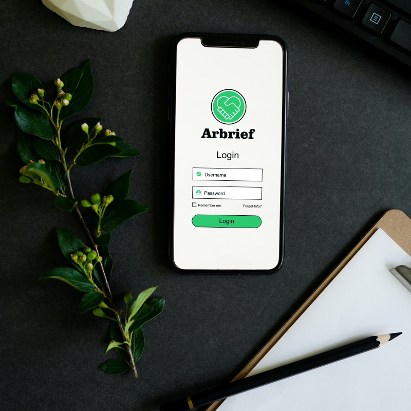 Arbrief.com marketing example image.