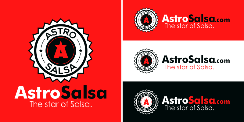 AstroSalsa.com logo bundle image.