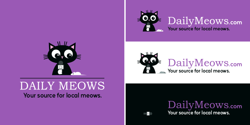 DailyMeows.com logo bundle image.