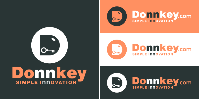 Donnkey.com logo bundle image.