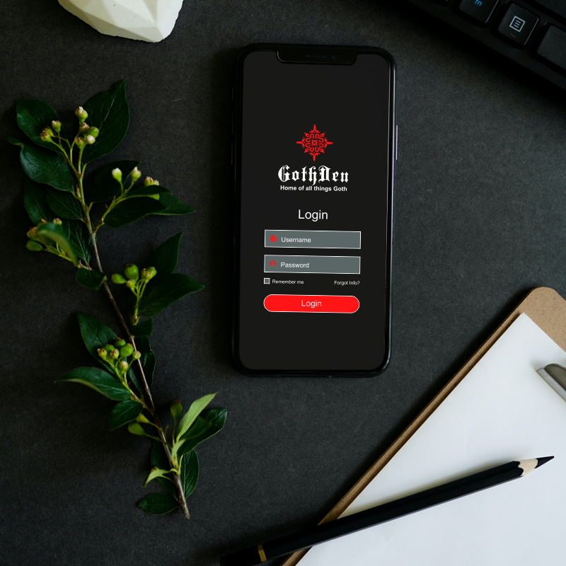 GothDen.com marketing example image.