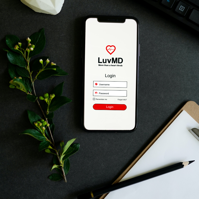 LuvMD.com marketing example image.