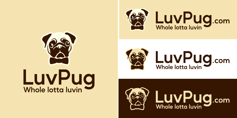 LuvPug.com logo bundle image.
