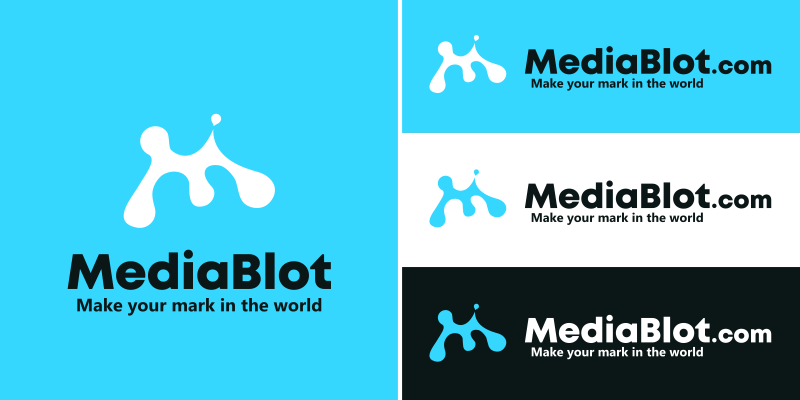 MediaBlot.com logo bundle image.
