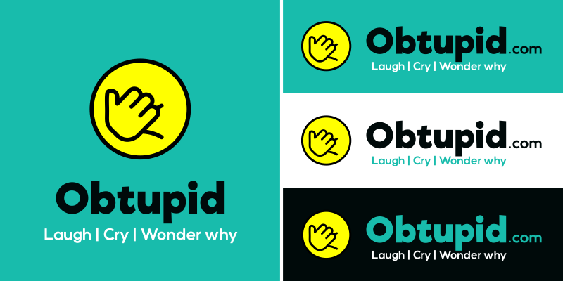 Obtupid.com logo bundle image.