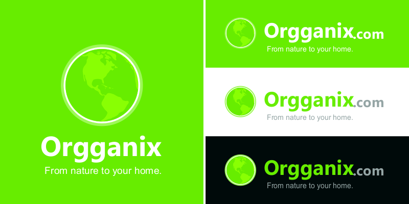 Orgganix.com logo bundle image.