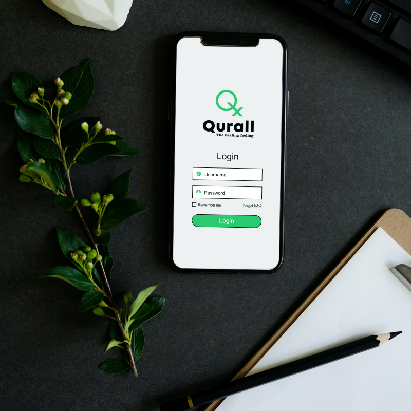 Qurall.com marketing example image.
