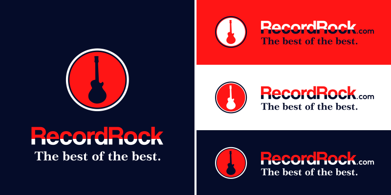 RecordRock.com logo bundle image.