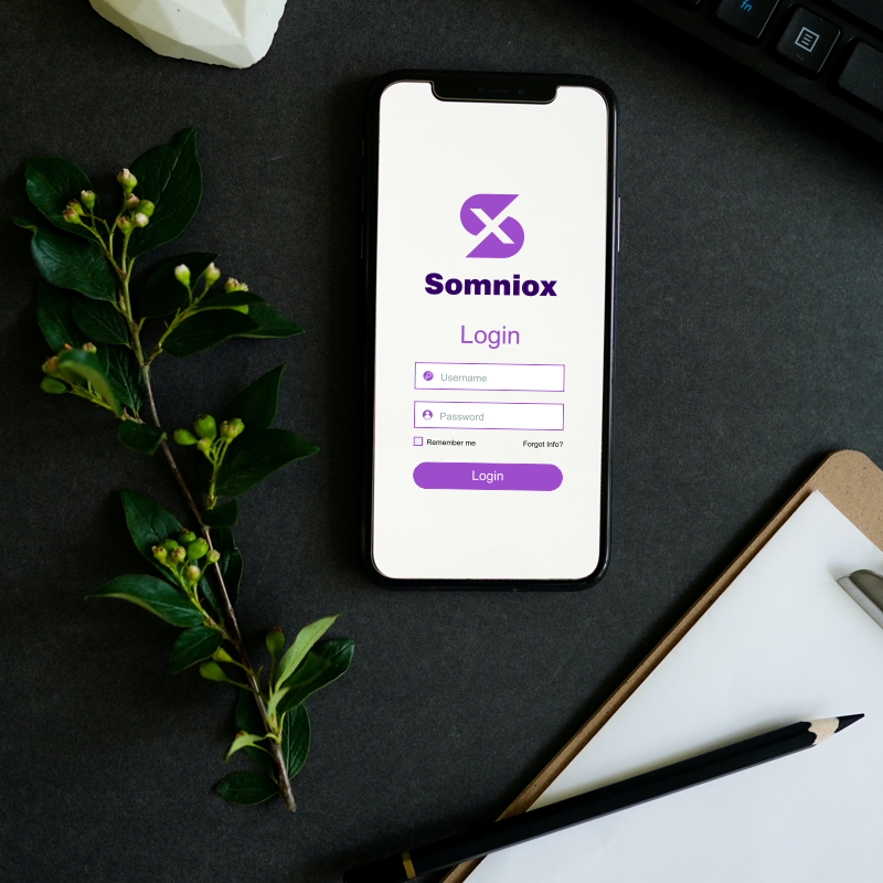 Somniox.com marketing example image.