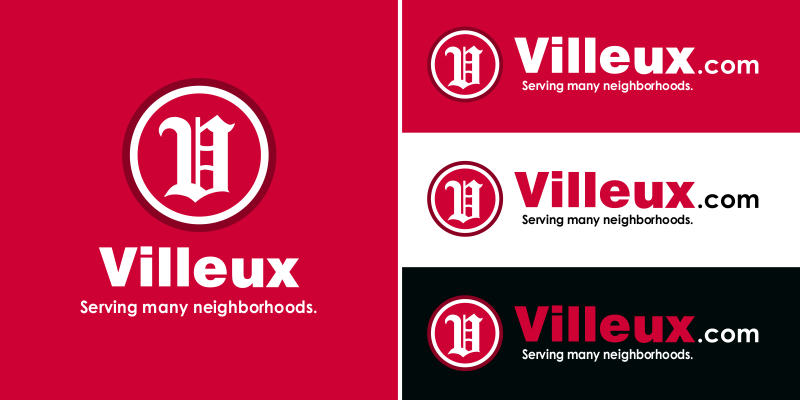 Villeux.com logo bundle image.