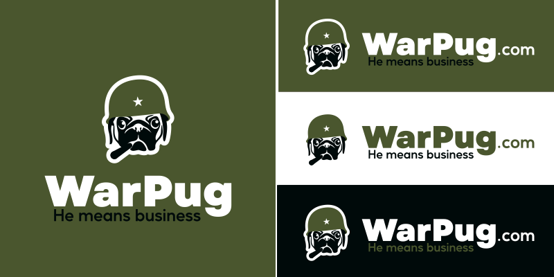 WarPug.com logo bundle image.