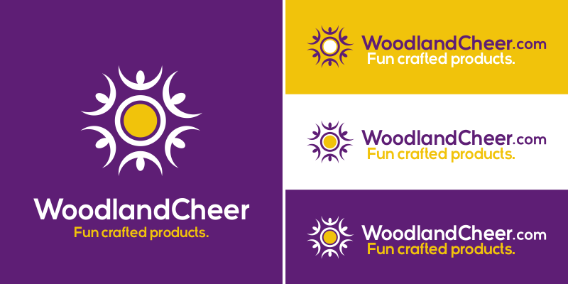 WoodlandCheer.com logo bundle image.