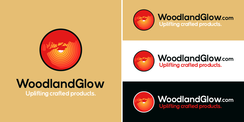 WoodlandGlow.com logo bundle image.